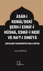 Asar-ı Kemal`deki Şerh-i Esma-i Hüsna Esma-i Nebi ve Na`t-ı Enbiya - Gece Akademi
