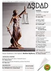 AŞDAD Kovara Semehane Ya Hiquqe Hejmar: 1 Bihar 2021 - J&J Aşdad Dergisi Yayınları