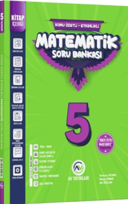 AV Yayınları 5. Sınıf Matematik Kazanım Etkinlikli Soru Bankası - 1