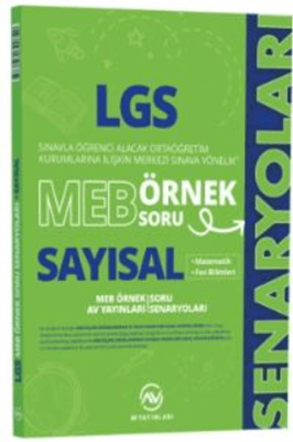 AV Yayınları 8. Sınıf LGS MEB Sayısal Örnek Soru Senaryoları - 1