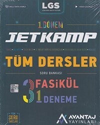 Avantaj Yayınları Avantaj 8. Sınıf LGS Tüm Dersler 1. Dönem Jet Kamp Soru Bankası - Avantaj Yayınları