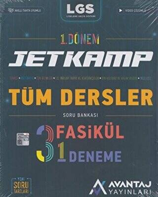 Avantaj Yayınları Avantaj 8. Sınıf LGS Tüm Dersler 1. Dönem Jet Kamp Soru Bankası - 1