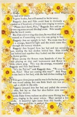 Şeffaf Ayraç 39 - Sarı Çiçekli Çerçeve - 1