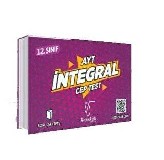 Karekök Yayıncılık AYT 12. Sınıf İntegral Cep Test - 1
