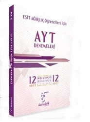 Karekök Yayıncılık AYT 12`li Deneme Seti - Eşit Ağırlık - Karekök Yayıncılık