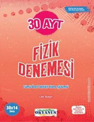 Okyanus Yayınları AYT 30 Fizik Denemesi - 1