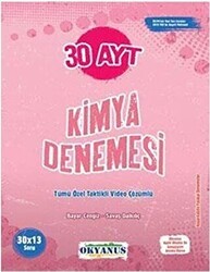 Okyanus Yayınları AYT 30 Kimya Denemesi - Okyanus Yayınları