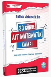 Rehber Matematik AYT - 33 Günde AYT Matematik Kamp Kitabı - Rehber Matematik