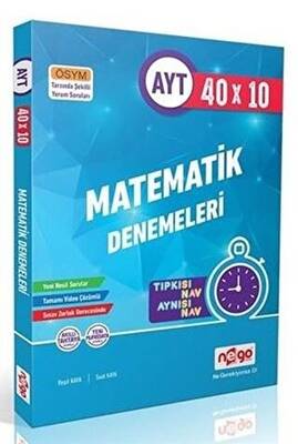 AYT 40x10 Matematik Denemeleri - 1