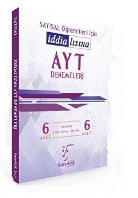 Karekök Yayıncılık AYT 6`lı Deneme Seti - Sayısal - 1