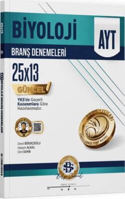 AYT Biyoloji 25 x 13 Branş Denemeleri - 1