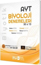 AYT Biyoloji Biyotik 30 x 13 Denemeleri - Biyotik Yayınları