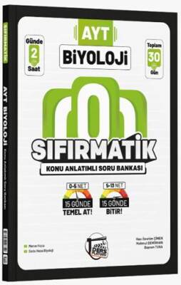 AYT Biyoloji Sıfırmatik Konu Anlatımlı Soru Bankası - 1