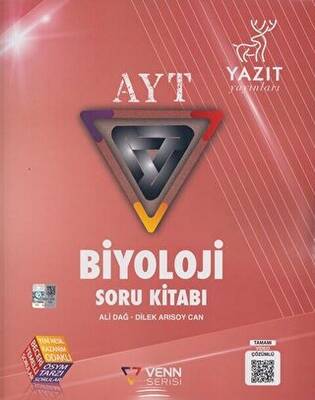 Yazıt Yayıncılık AYT Biyoloji Venn Serisi Soru Kitabı - 1