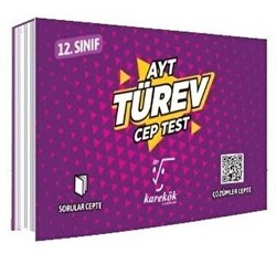 Karekök Yayıncılık AYT Cep Test 12. Sınıf Türev - Karekök Yayıncılık