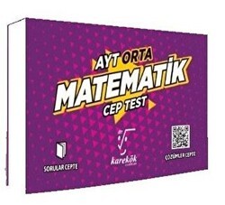 Karekök Yayıncılık AYT Cep Test Matematik Orta - Karekök Yayıncılık