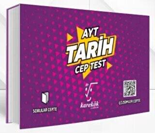 Karekök Yayıncılık AYT Cep Test Tarih - 1
