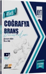 AYT Coğrafya 45 x 6 Denemeleri - Hız ve Renk Yayınları