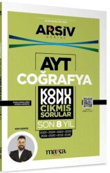 AYT Coğrafya Çıkmış Sorular Konu Konu Son 8 Yıl Tıpkı Basım Arşiv Serisi - Marka Yayınları