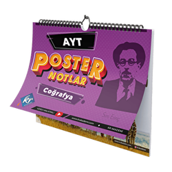 AYT Coğrafya Poster Notlar - KR Akademi Yayınları