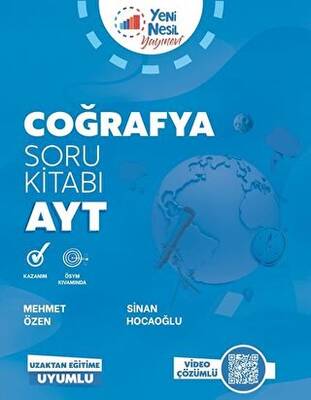 Yeni Nesil Yayınevi AYT Coğrafya Soru Kitabı - 1