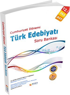 Anka Eğitim Yayınları AYT Cumhuriyet Dönemi Türk Edebiyatı Soru Bankası - 1