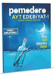 Pomodoro Yayınları AYT Edebiyat - 1 Konu Soru Süper Pratik Notlar - Pomodoro Yayınları