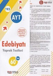 AYT Edebiyat 60 Yaprak Test - Nitelik Yayınları