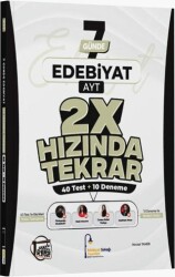 AYT Edebiyat Ders Platosu 7 Günde 2X Hızında Tekrar Deneme - Ders Platosu
