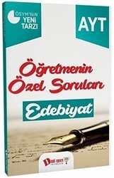 Dahi Adam Yayıncılık AYT Edebiyat Öğretmenin Özel Soruları - Dahi Adam Yayıncılık