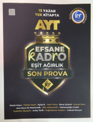 AYT Efsane Kadro Eşit Ağırlık Son Prova Soru Bankası - KR Akademi Yayınları