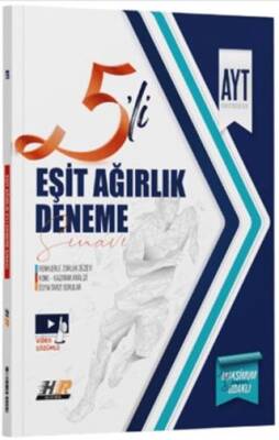 AYT Eşit Ağırlık 5`li Deneme - 1