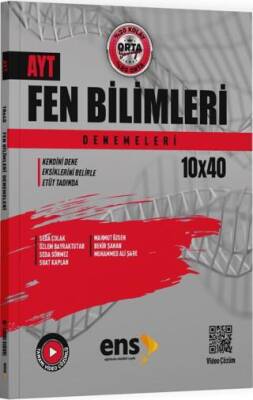 AYT Fen Bilimleri 10 x 40 Denemeleri - 1