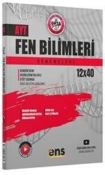 ENS Yayınları AYT Fen Bilimleri 12X40 Denemeleri - 1