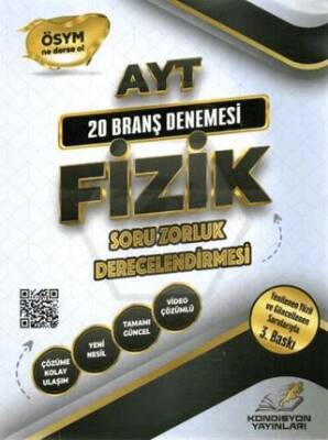 Kondisyon Yayınları AYT Fizik 20 Kondisyon Denemesi - 1
