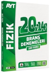 AYT Fizik Tamamı Video Çözümlü 20x14 Branş Denemeleri - VİP Fizik Yayınları