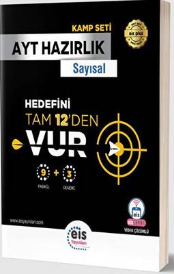 Eis Yayınları AYT Kamp Kitabı 9 Fasikül 3 AYT Denemesi Sayısal - 1