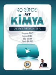 AYT Kimya 40 Günde Video Ders Kitabı - Bilgi Sarmal Yayınları