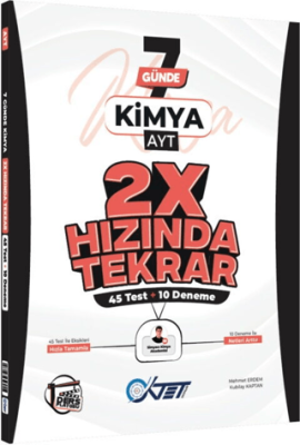 AYT Kimya Ders Platosu 7 Günde 2X Hızında Tekrar Deneme - 1