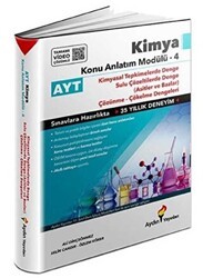 Aydın Yayınları AYT Kimya Konu Anlatım Modülü 4 Kimyasal Tepkimelerde Denge - Aydın Yayınları
