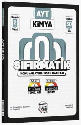 AYT Kimya Sıfırmatik Konu Anlatımlı Soru Bankası - 1