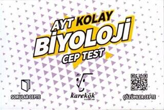 Karekök Yayıncılık AYT Kolay Biyoloji Cep Test - 1