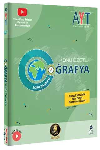 Yazarın Kendi Yayını - Yavuz Tuna AYT Konu Özetli Coğrafya Soru Bankası - Yazarın Kendi Yayını - Yavuz Tuna