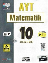 Üçgen Yayıncılık AYT Matematik 10 Deneme - Üçgen Yayıncılık
