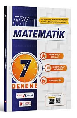 Sonuç Yayınları AYT Matematik 7`li Deneme - 1