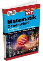 Aydın Yayınları AYT Matematik 8 Deneme - Aydın Yayınları