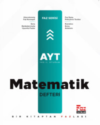AYT Matematik Defteri - Faz Yayınları