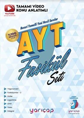 Yarı Çap Yayınları AYT Matematik Fasikül Seti - 1