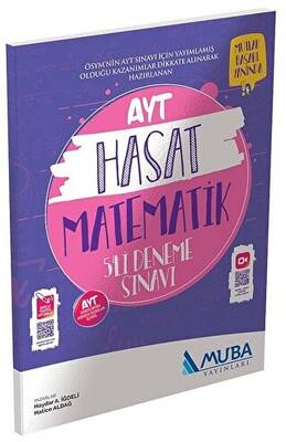 Muba Yayınları AYT Matematik Hasat 5`li Deneme Sınavı - 1