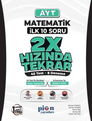 AYT Matematik İlk 10 Soru 2x Hızında Tekrar - 1